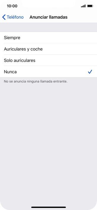 Pulsa Siempre para activar la función cuando el modo silencioso está desactivado. Pulsa Siempre para activar la función cuando el modo silencioso está desactivado.
