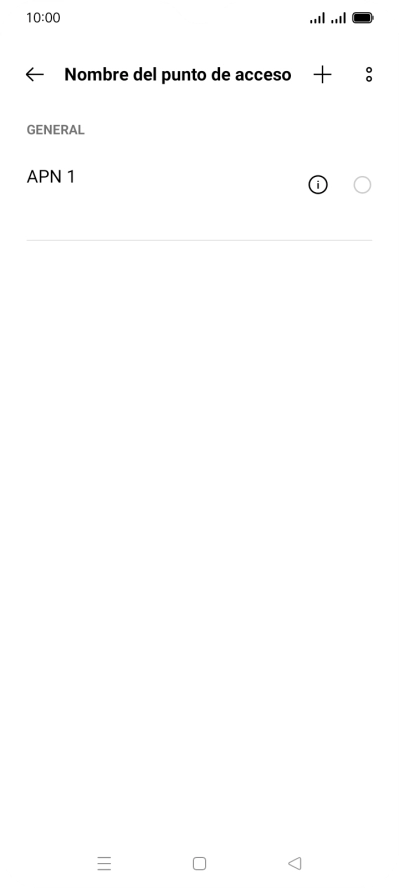 Pulsa el icono de nueva conexión de datos. Pulsa el icono de nueva conexión de datos.