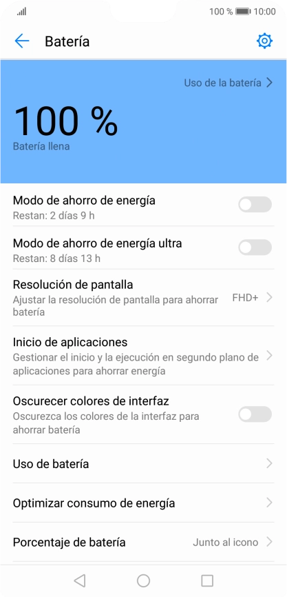 Pulsa el indicador junto al ajuste deseado para activar la función. Pulsa el indicador junto al ajuste deseado para activar la función.
