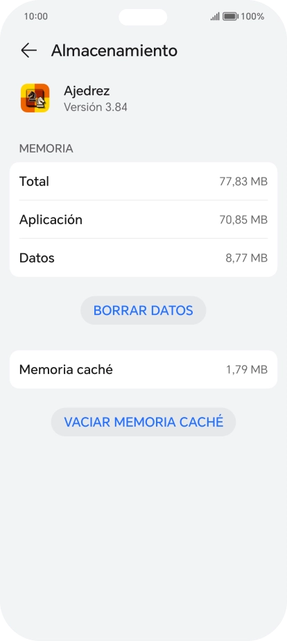 Pulsa VACIAR MEMORIA CACHÉ. Pulsa VACIAR MEMORIA CACHÉ.