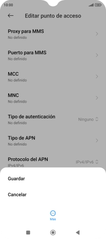 Pulsa Guardar. Pulsa Guardar.