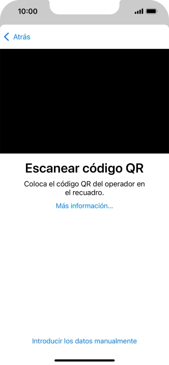 Coloca el código QR dentro del marco de la cámara del teléfono para escanearlo. Coloca el código QR dentro del marco de la cámara del teléfono para escanearlo.