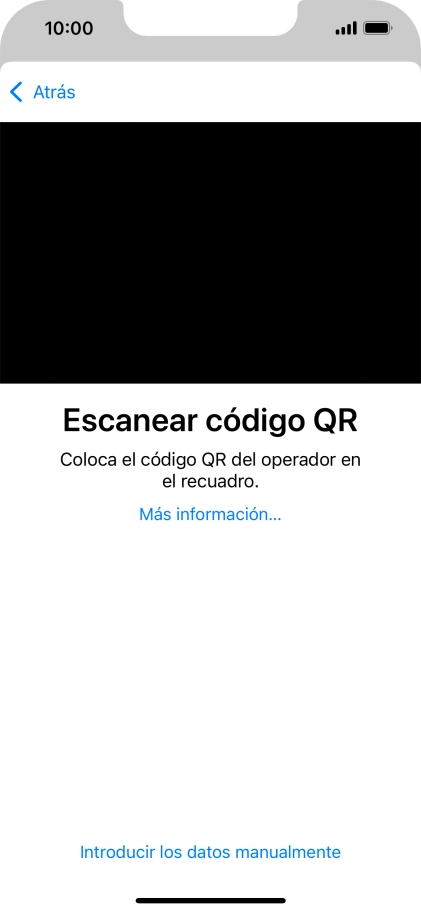 Coloca el código QR dentro del marco de la cámara del teléfono para escanearlo. Coloca el código QR dentro del marco de la cámara del teléfono para escanearlo.