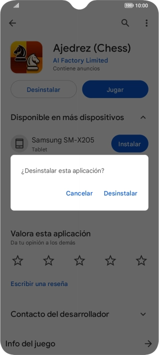 Pulsa Desinstalar. Pulsa Desinstalar.