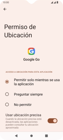 Pulsa el ajuste deseado. Pulsa el ajuste deseado.