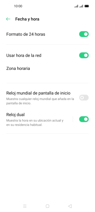 Pulsa la tecla de inicio para terminar y regresar a la pantalla de inicio. Pulsa la tecla de inicio para terminar y regresar a la pantalla de inicio.