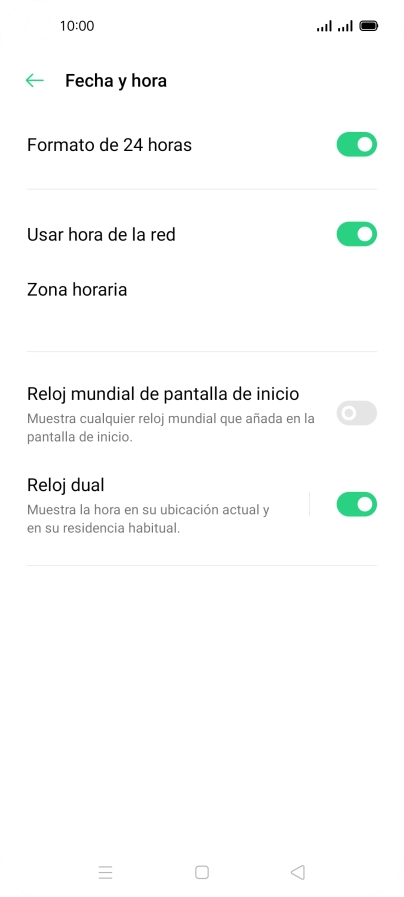 Pulsa la tecla de inicio para terminar y regresar a la pantalla de inicio. Pulsa la tecla de inicio para terminar y regresar a la pantalla de inicio.
