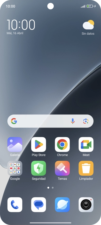 Cuando el icono de carga de batería aparece en la pantalla, el teléfono se está cargando. Cuando el icono de carga de batería aparece en la pantalla, el teléfono se está cargando.