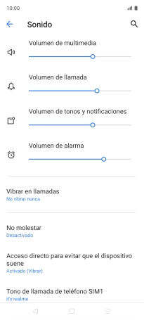 Pulsa Tono de llamada de teléfono. Pulsa Tono de llamada de teléfono.