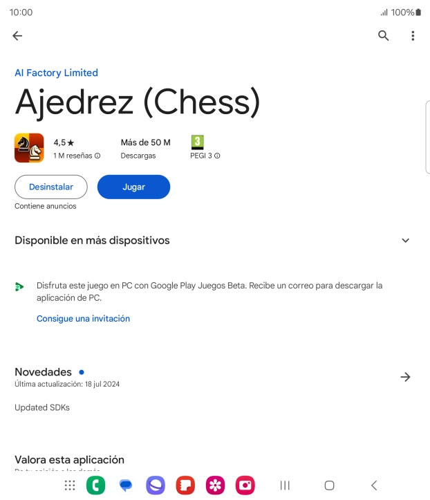 Pulsa Desinstalar. Pulsa Desinstalar.