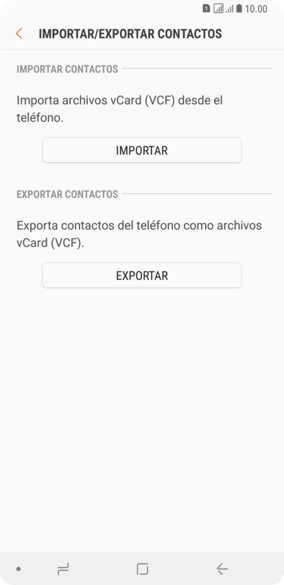 Pulsa IMPORTAR. Pulsa IMPORTAR.