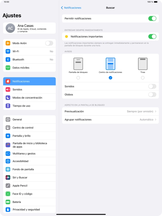 Pulsa el indicador junto a Pulsa el indicador junto a