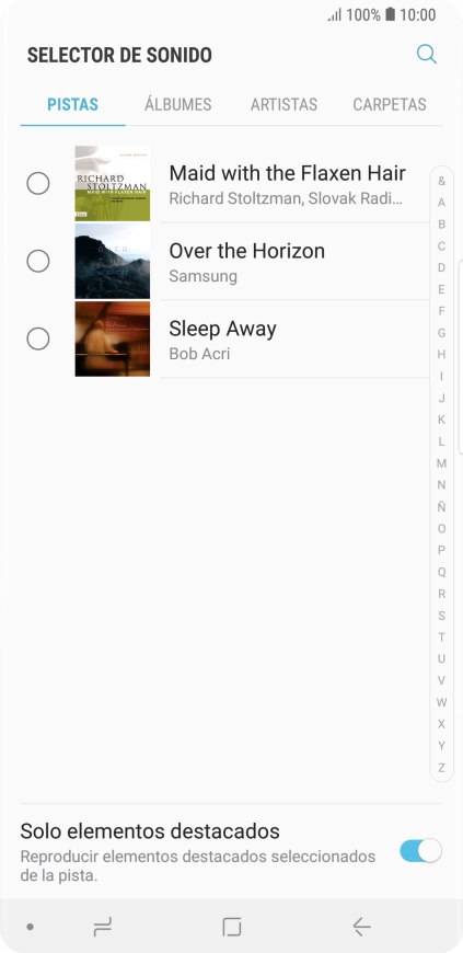 Pulsa los timbres de llamada deseados para escucharlos. Pulsa los timbres de llamada deseados para escucharlos.