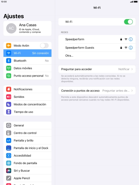 Pulsa la red wifi deseada e introduce la contraseña de esta red. Pulsa la red wifi deseada e introduce la contraseña de esta red.