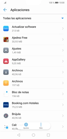 Pulsa la app deseada. Pulsa la app deseada.