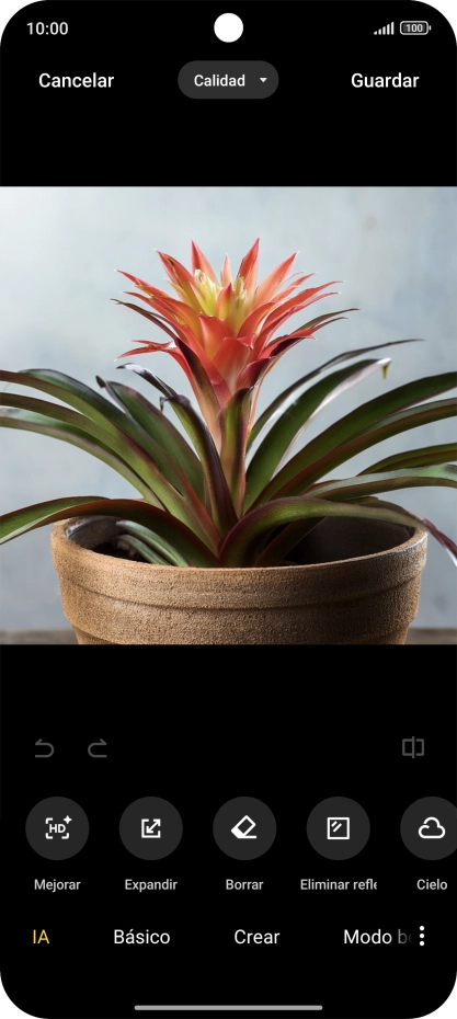 Pulsa el ajuste deseado y sigue las indicaciones de la pantalla para utilizar la función seleccionada. Pulsa el ajuste deseado y sigue las indicaciones de la pantalla para utilizar la función seleccionada.