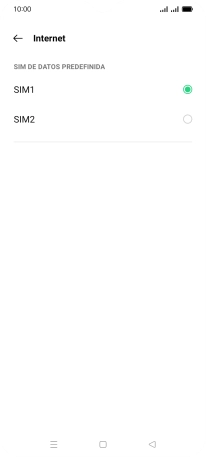 Pulsa la tarjeta SIM deseada. Pulsa la tarjeta SIM deseada.