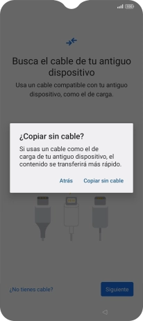 Pulsa Copiar sin cable. Pulsa Copiar sin cable.