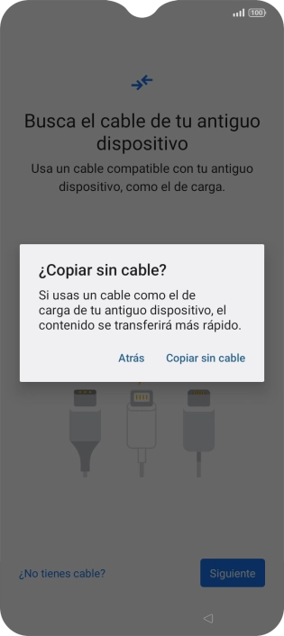 Pulsa Copiar sin cable. Pulsa Copiar sin cable.