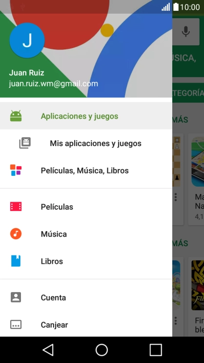 Pulsa Mis aplicaciones y juegos. Pulsa Mis aplicaciones y juegos.