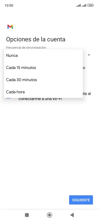 Pulsa el ajuste deseado. Pulsa el ajuste deseado.