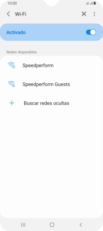 Pulsa la red wifi deseada. Pulsa la red wifi deseada.