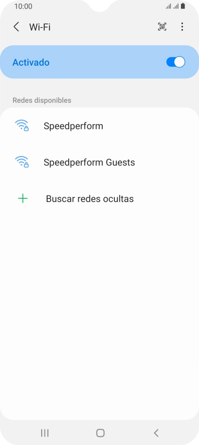 Pulsa la red wifi deseada. Pulsa la red wifi deseada.