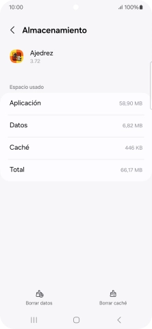Pulsa Borrar caché. Pulsa Borrar caché.