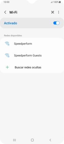 Pulsa la red wifi deseada. Pulsa la red wifi deseada.