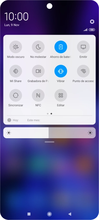 Pulsa la tecla de inicio para terminar y regresar a la pantalla de inicio. Pulsa la tecla de inicio para terminar y regresar a la pantalla de inicio.