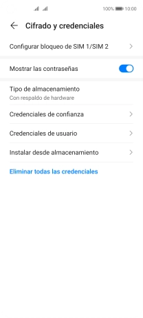 Pulsa Configurar bloqueo de ‹SIM›. Pulsa Configurar bloqueo de ‹SIM›.