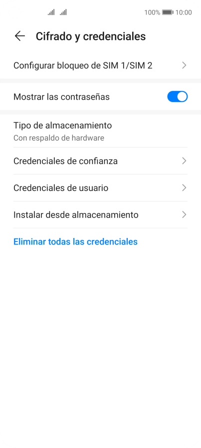 Pulsa Configurar bloqueo de ‹SIM›. Pulsa Configurar bloqueo de ‹SIM›.