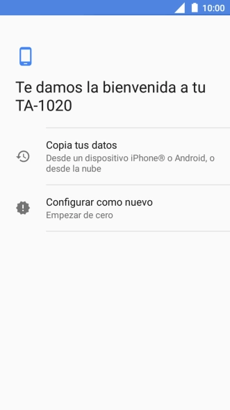 Puedes transferir el contenido de otro teléfono cuando activas tu teléfono por primera vez y cuando lo has restablecido. Cuando aparezca en la pantalla del teléfono esta imagen, ya está listo para la transmisión del contenido del otro teléfono. Puedes transferir el contenido de otro teléfono cuando activas tu teléfono por primera vez y cuando lo has restablecido. Cuando aparezca en la pantalla del teléfono esta imagen, ya está listo para la transmisión del contenido del otro teléfono.