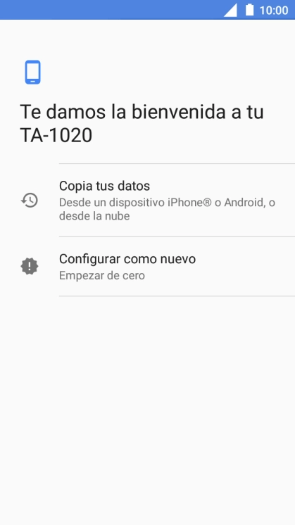 Puedes transferir el contenido de otro teléfono cuando activas tu teléfono por primera vez y cuando lo has restablecido. Cuando aparezca en la pantalla del teléfono esta imagen, ya está listo para la transmisión del contenido del otro teléfono. Puedes transferir el contenido de otro teléfono cuando activas tu teléfono por primera vez y cuando lo has restablecido. Cuando aparezca en la pantalla del teléfono esta imagen, ya está listo para la transmisión del contenido del otro teléfono.
