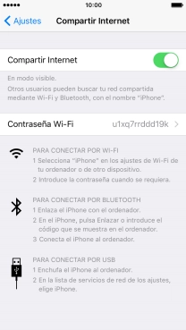 Pulsa Contraseña Wi-Fi e introduce una contraseña. Pulsa Contraseña Wi-Fi e introduce una contraseña.