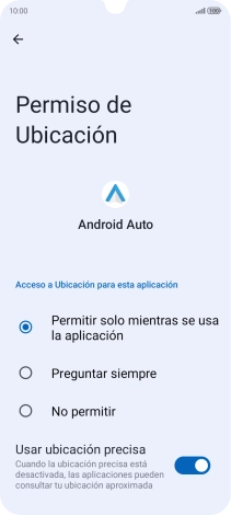 Pulsa el ajuste deseado. Pulsa el ajuste deseado.