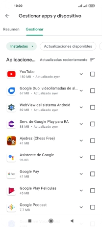 Pulsa la app deseada. Pulsa la app deseada.