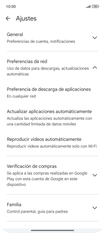 Pulsa Actualizar aplicaciones automáticamente. Pulsa Actualizar aplicaciones automáticamente.