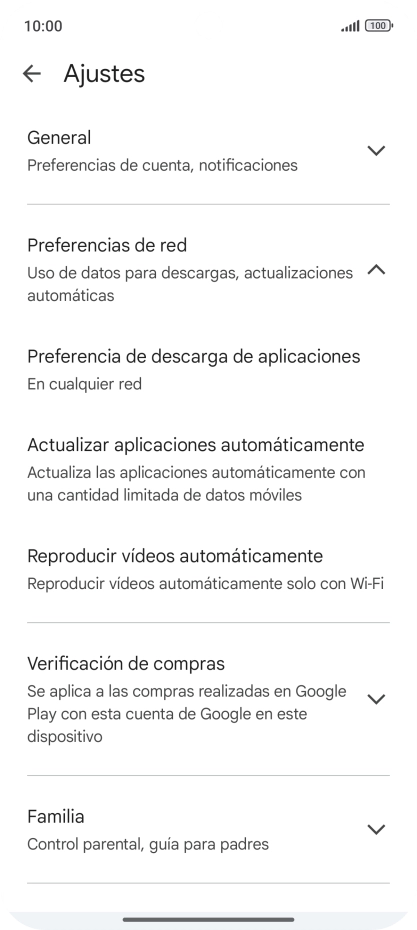 Pulsa Actualizar aplicaciones automáticamente. Pulsa Actualizar aplicaciones automáticamente.