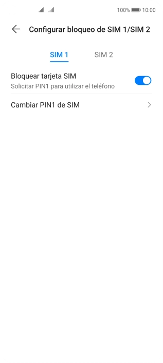 Pulsa la tarjeta SIM deseada. Pulsa la tarjeta SIM deseada.