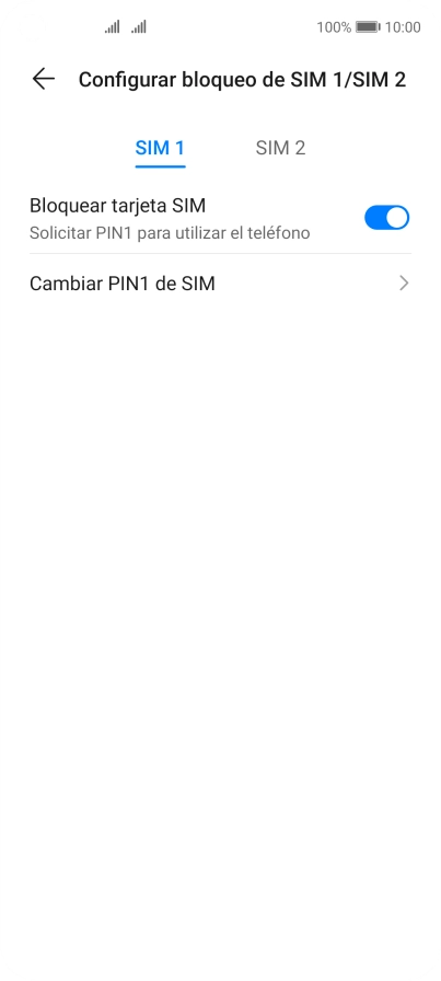 Pulsa la tarjeta SIM deseada. Pulsa la tarjeta SIM deseada.