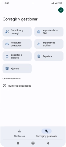 Pulsa Importar de la SIM. Pulsa Importar de la SIM.