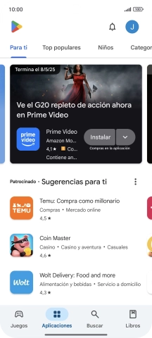 Pulsa el icono de perfil. Pulsa el icono de perfil.