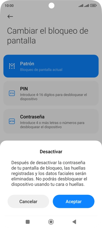 Pulsa Aceptar. Pulsa Aceptar.