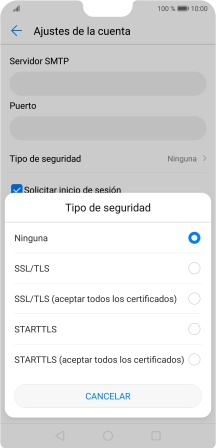 Pulsa Ninguna para desactivar la función. Pulsa Ninguna para desactivar la función.