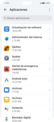 Pulsa la app deseada. Pulsa la app deseada.