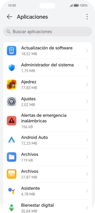 Pulsa la app deseada. Pulsa la app deseada.