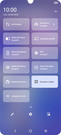 Pulsa Ahorro de batería para activar la función. Pulsa Ahorro de batería para activar la función.
