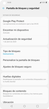Pulsa Huellas digitales. Pulsa Huellas digitales.