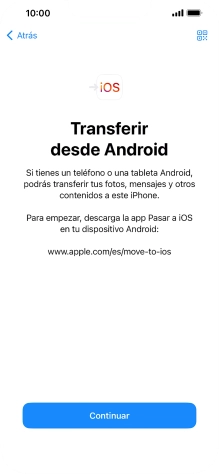 Para transferir contenido a tu teléfono, tienes que haber instalado la app Para transferir contenido a tu teléfono, tienes que haber instalado la app